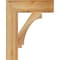 Ekena Millwork Imperial Block Rough Sawn Bracket, Western Red Cedar, 4"W x 16"D x 20"H BKT04X16X20IMP05RWR - alternate 2